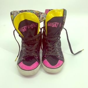 Baby phat vintage high tops. Woman’s 9-1/2. Used